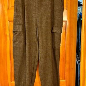 Jogger style dress pants. Gray/ black.  Size 12